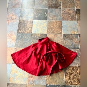 Elegant Red Women's Skirt